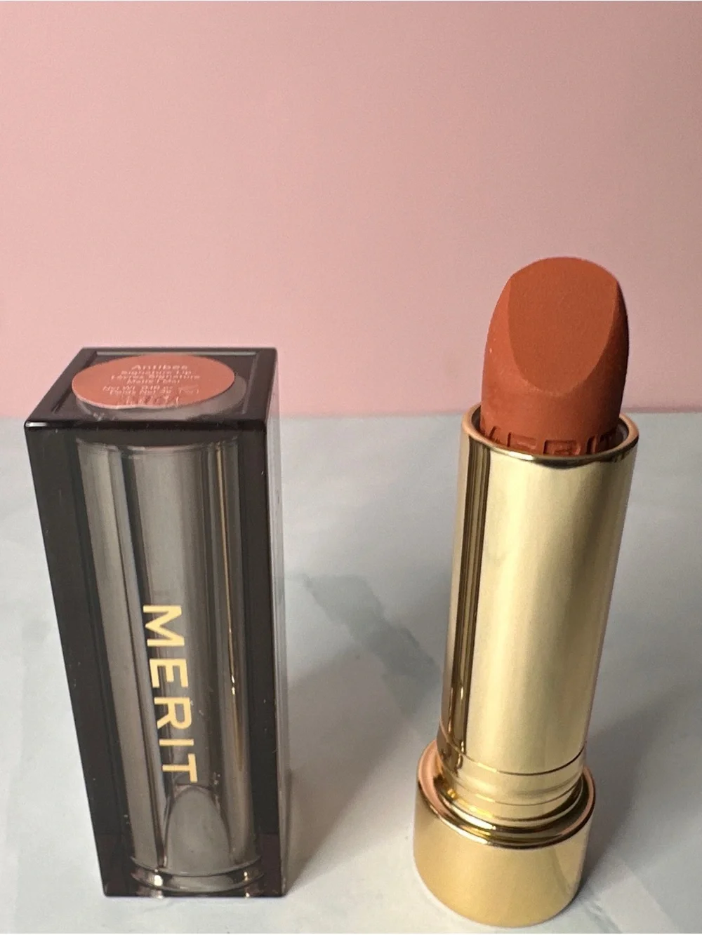 Terracotta Nude Lipstick - Warm Brown Matte ANTIBES NO BOX